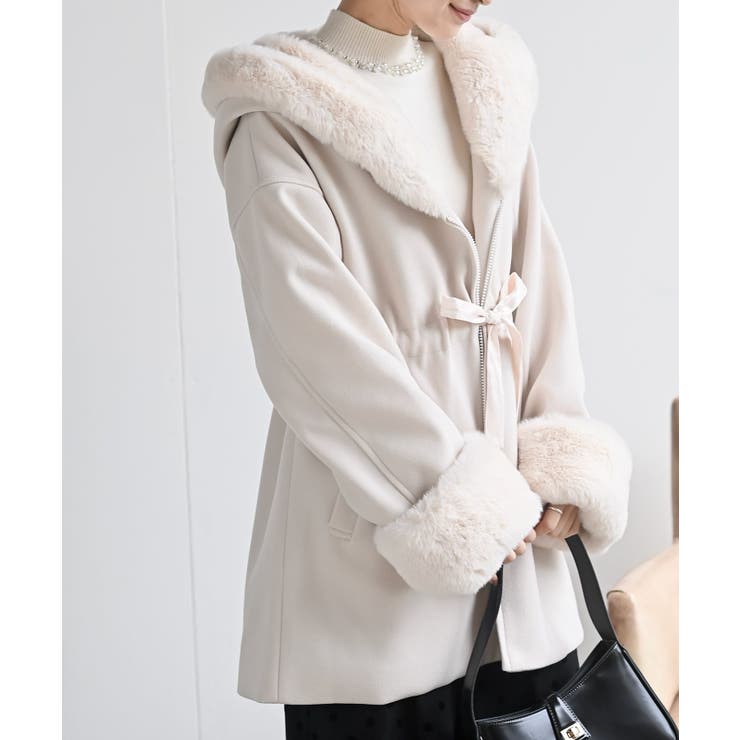 フェイクファードロストフードコート[品番：RPSW0004194]｜rps（アール