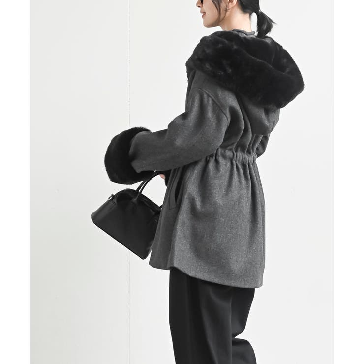 フェイクファードロストフードコート[品番：RPSW0004194]｜rps（アール