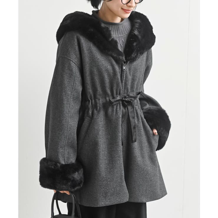 フェイクファードロストフードコート[品番：RPSW0004194]｜rps（アール