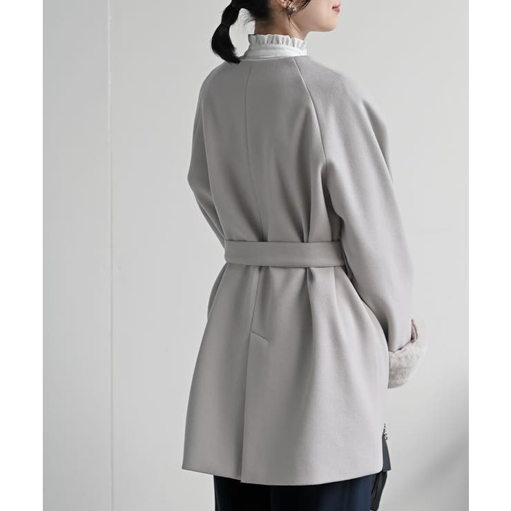 フェイクファーケープ付きコート | rps | 詳細画像19 