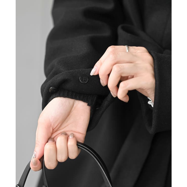 フェイクファーケープ付きコート | rps | 詳細画像29 