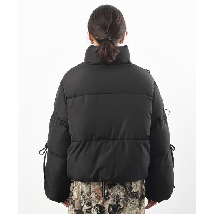 リボン付き中綿スタンドジャケット | rps | 詳細画像19 