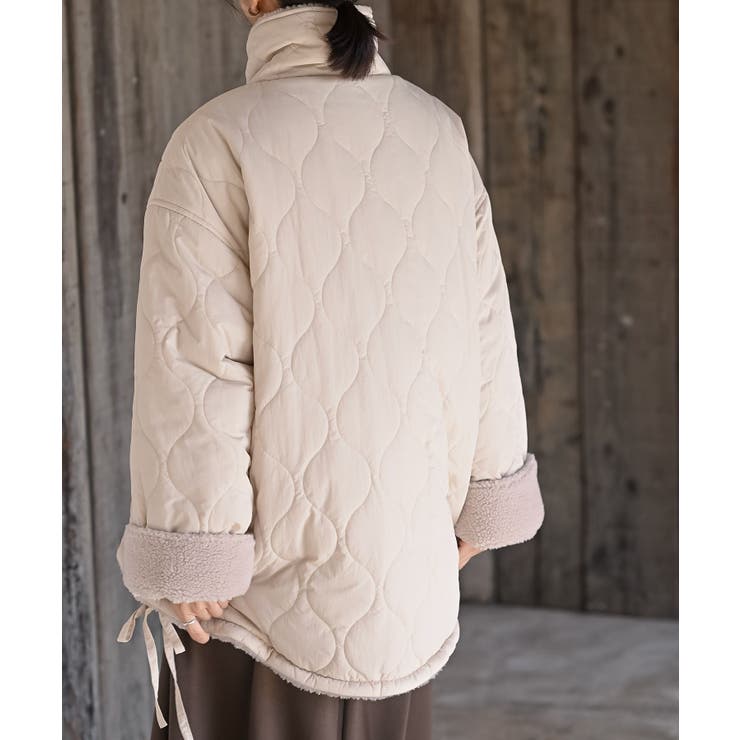 ボア×キルティングリバーシブルジャケット | rps | 詳細画像12 