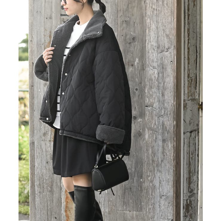 ボア×キルティングリバーシブルジャケット | rps | 詳細画像15 