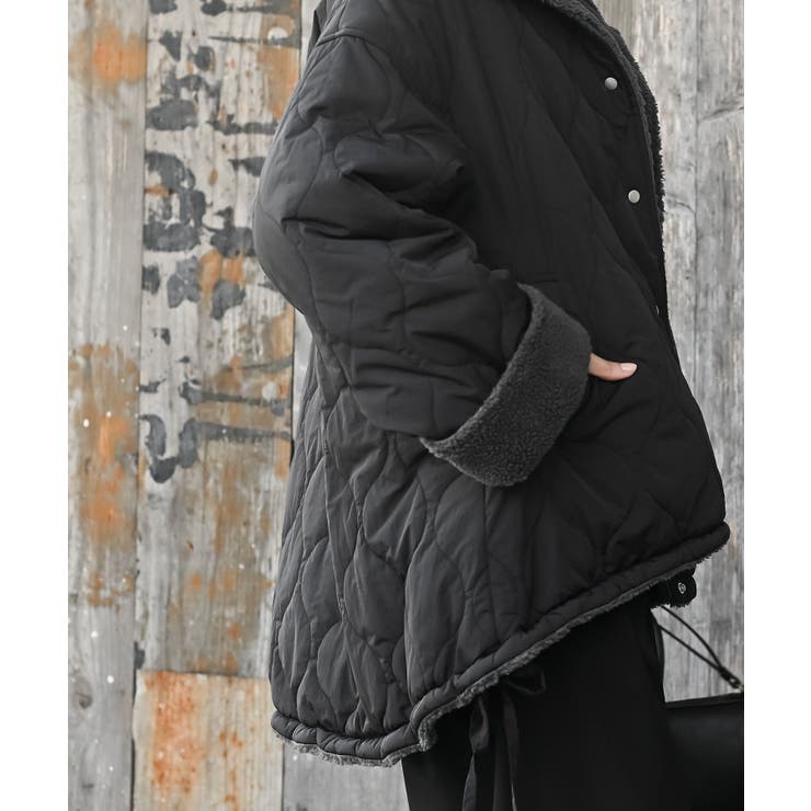 ボア×キルティングリバーシブルジャケット | rps | 詳細画像18 