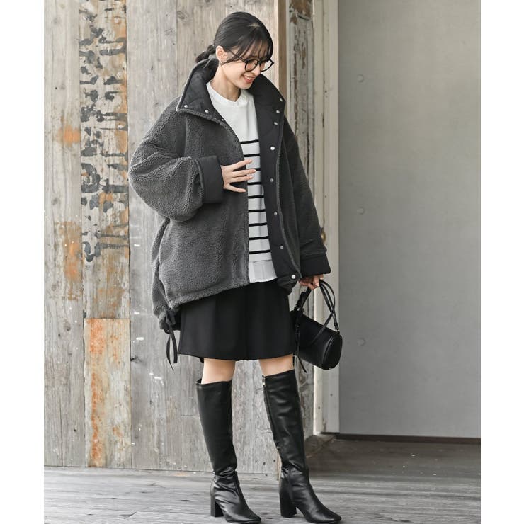 ボア×キルティングリバーシブルジャケット | rps | 詳細画像19 