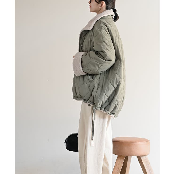 ボア×キルティングリバーシブルジャケット | rps | 詳細画像24 