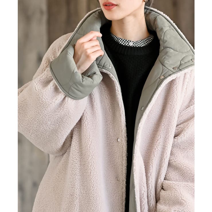 ボア×キルティングリバーシブルジャケット | rps | 詳細画像30 