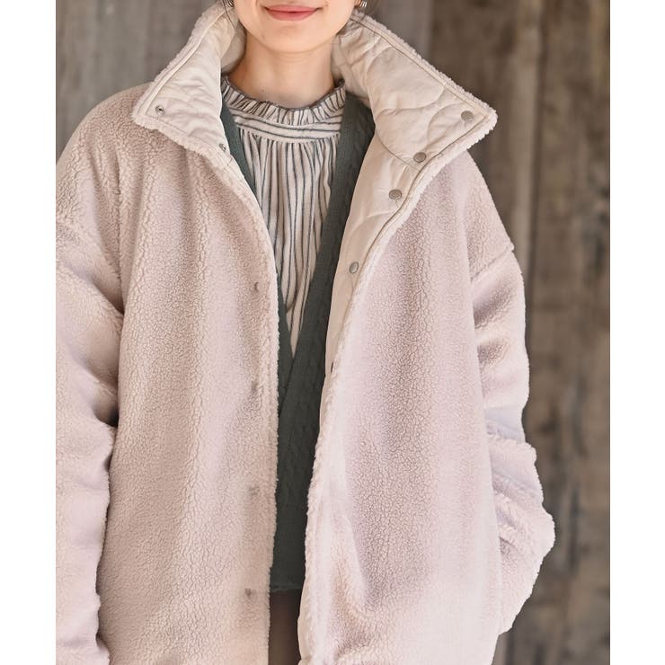 ボア×キルティングリバーシブルジャケット | rps | 詳細画像6 