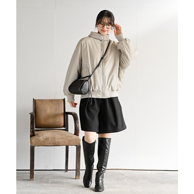 フェイクレザーリブブルゾン | rps | 詳細画像27 