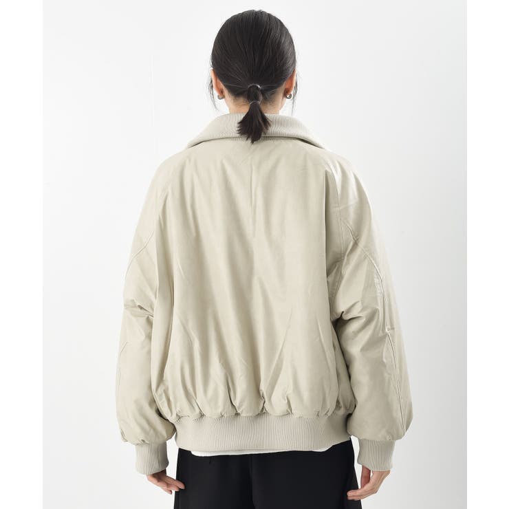 フェイクレザーリブブルゾン | rps | 詳細画像29 