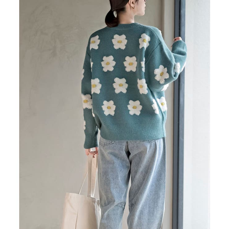 ３Ｄフラワーニットプルオーバー | rps | 詳細画像12 