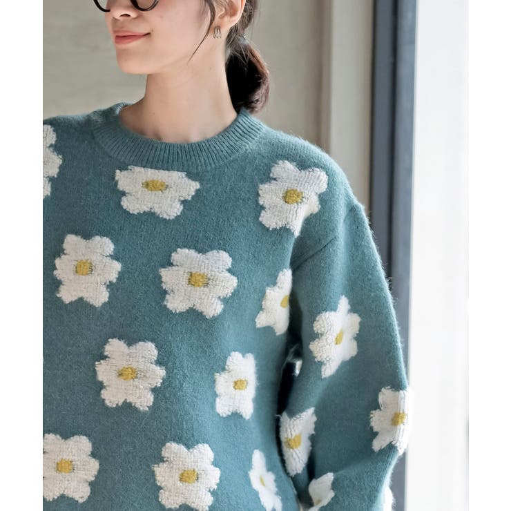 ３Ｄフラワーニットプルオーバー | rps | 詳細画像14 