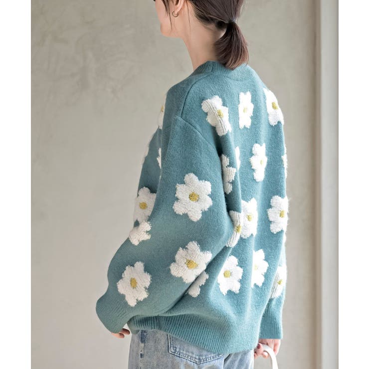 ３Ｄフラワーニットプルオーバー | rps | 詳細画像15 