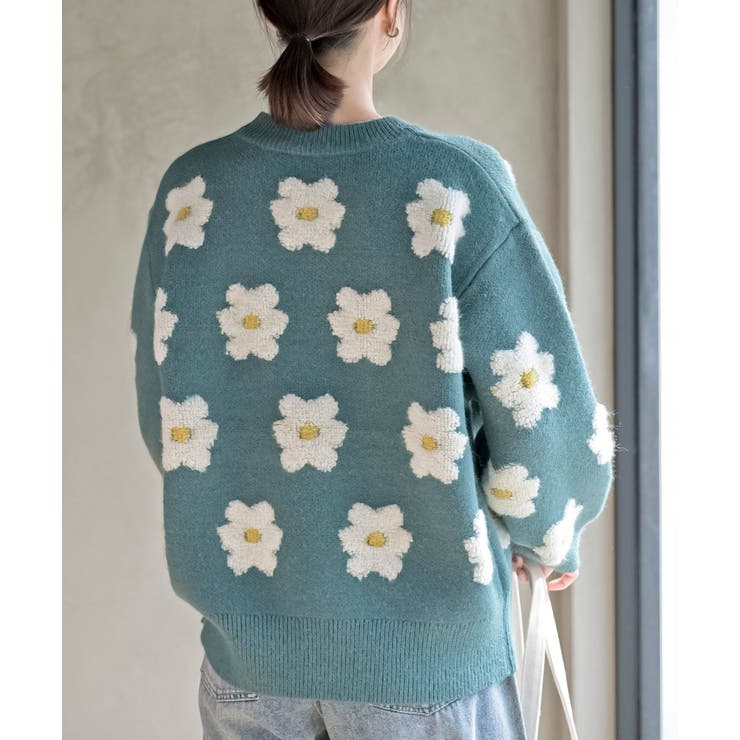 ３Ｄフラワーニットプルオーバー | rps | 詳細画像16 