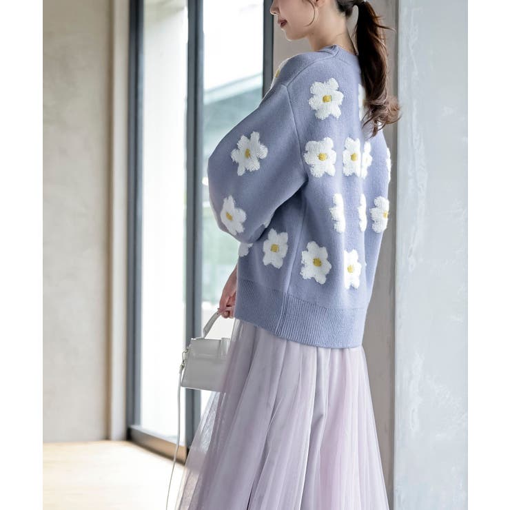 ３Ｄフラワーニットプルオーバー | rps | 詳細画像19 