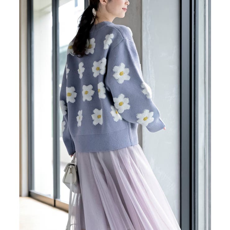 ３Ｄフラワーニットプルオーバー | rps | 詳細画像20 