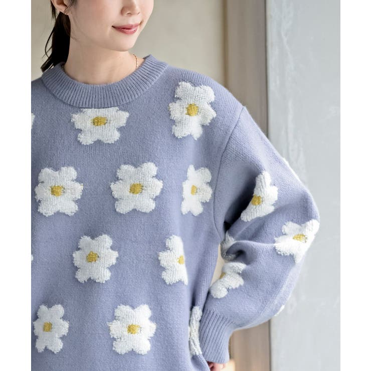３Ｄフラワーニットプルオーバー | rps | 詳細画像22 