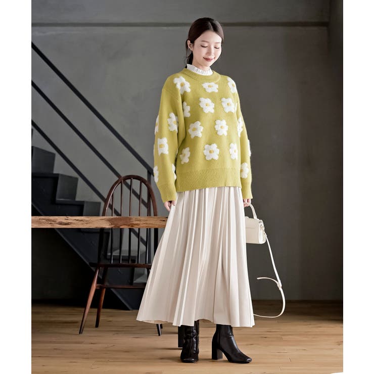 ３Ｄフラワーニットプルオーバー | rps | 詳細画像26 