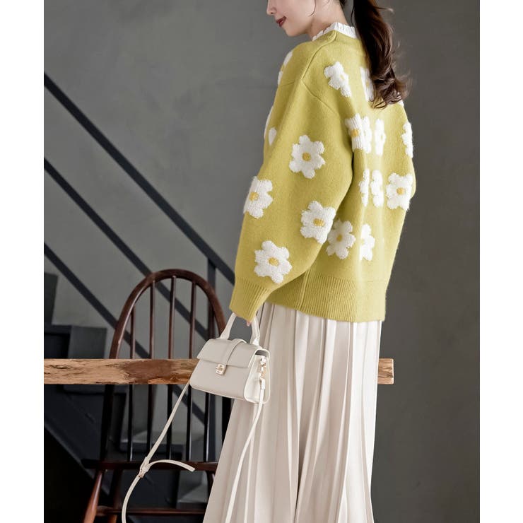 ３Ｄフラワーニットプルオーバー | rps | 詳細画像27 