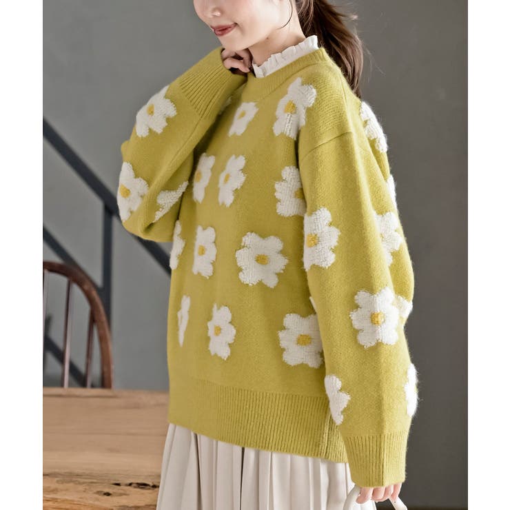 ３Ｄフラワーニットプルオーバー | rps | 詳細画像31 