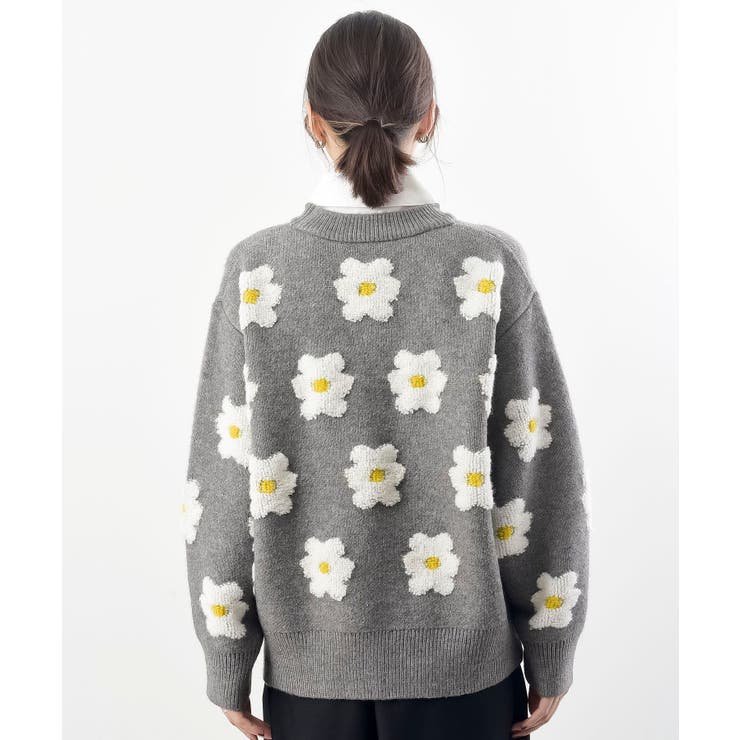 ３Ｄフラワーニットプルオーバー | rps | 詳細画像35 