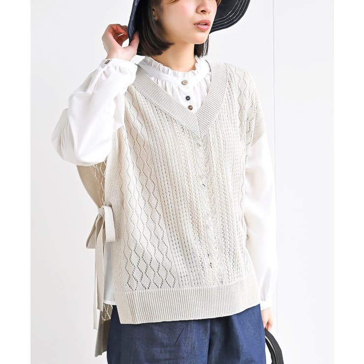 MOONSTONE リバーシブルベスト Size M