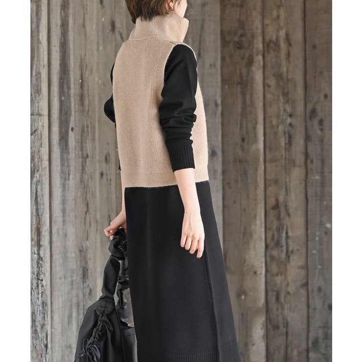 ハイネックZIPニットベスト[品番：RPSW0003306]｜rps（アール