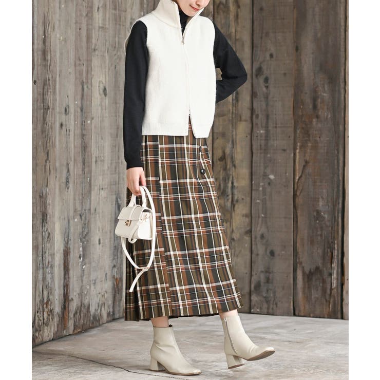 ハイネックZIPニットベスト[品番：RPSW0003306]｜rps（アール