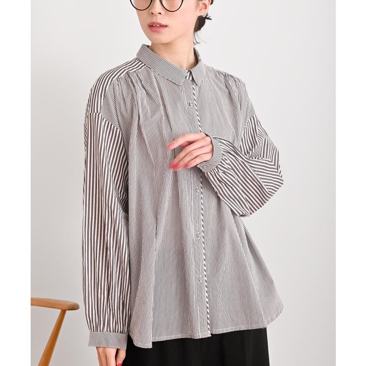 ブラウン | ストライプクレイジーシャツ | rps