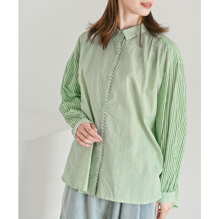グリーン | ストライプクレイジーシャツ | rps