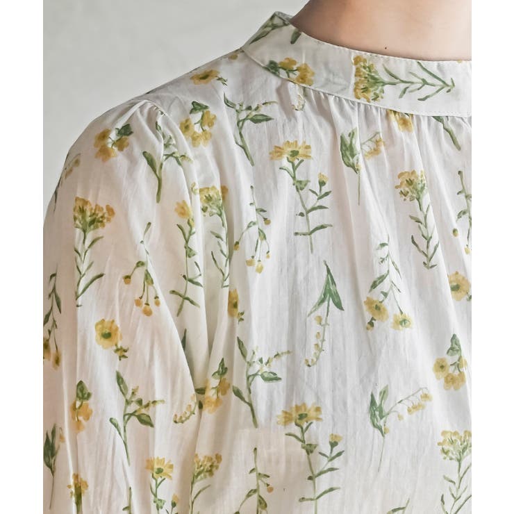 花柄プチハイネック７分袖ブラウス | rps | 詳細画像39 