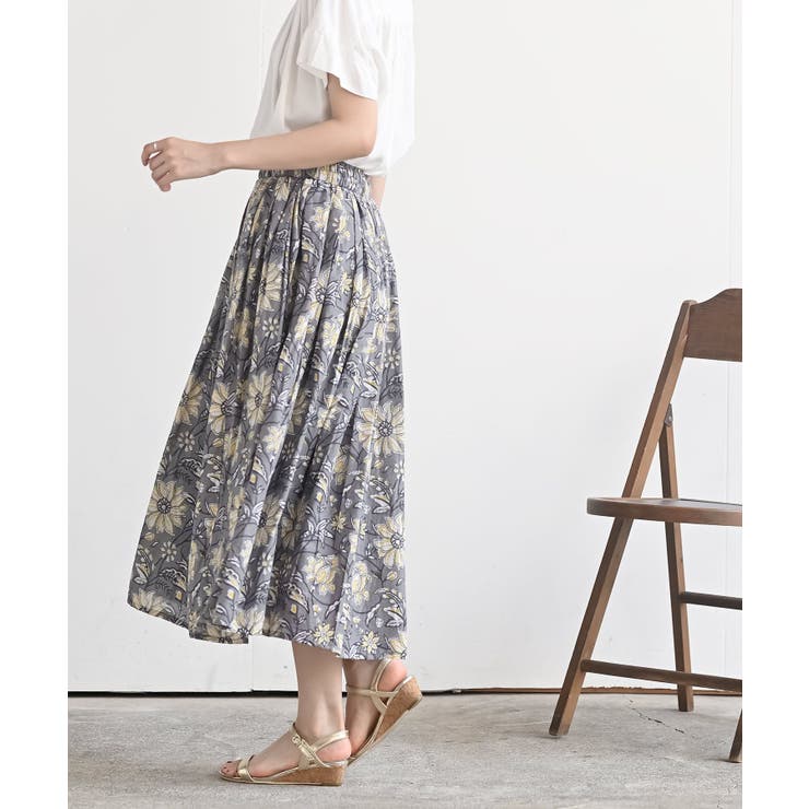 コットンボイルギャザースカート | rps | 詳細画像11 