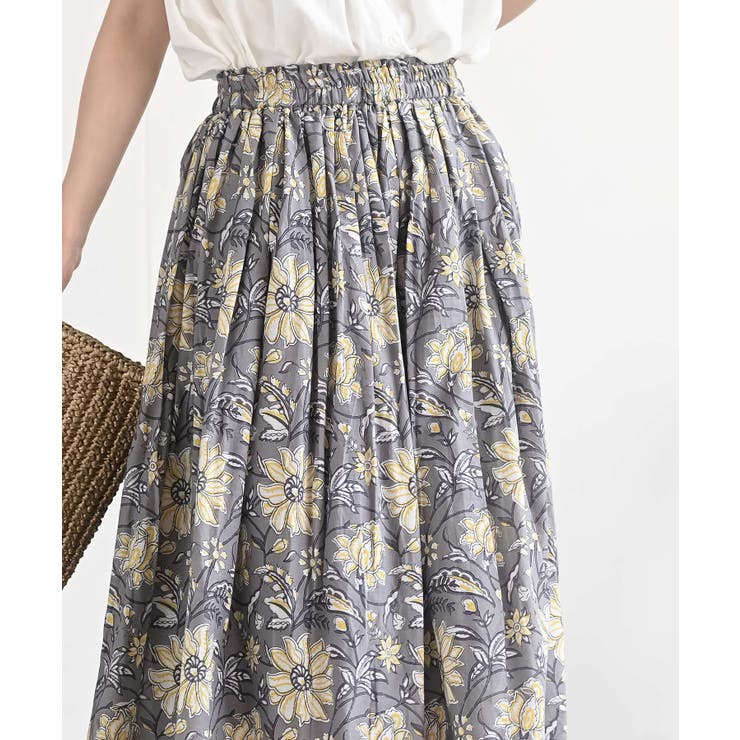 コットンボイルギャザースカート | rps | 詳細画像14 