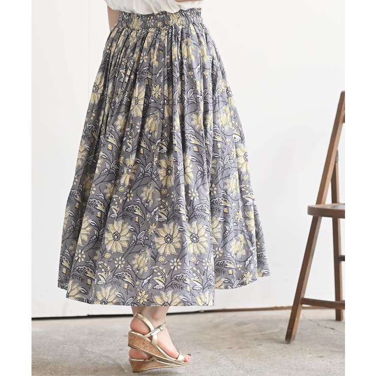 コットンボイルギャザースカート | rps | 詳細画像16 