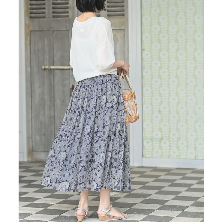 コットンボイルギャザースカート | rps | 詳細画像28 