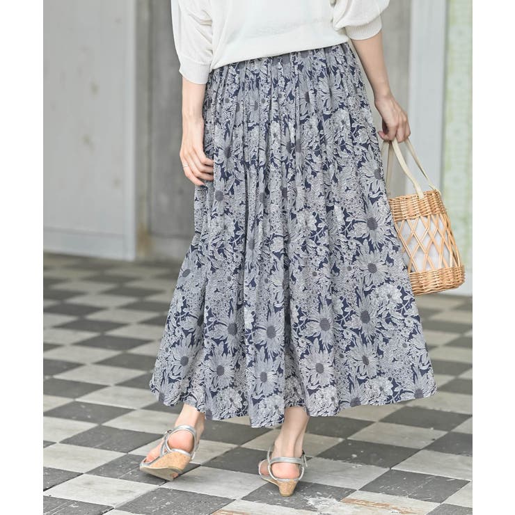 コットンボイルギャザースカート | rps | 詳細画像31 