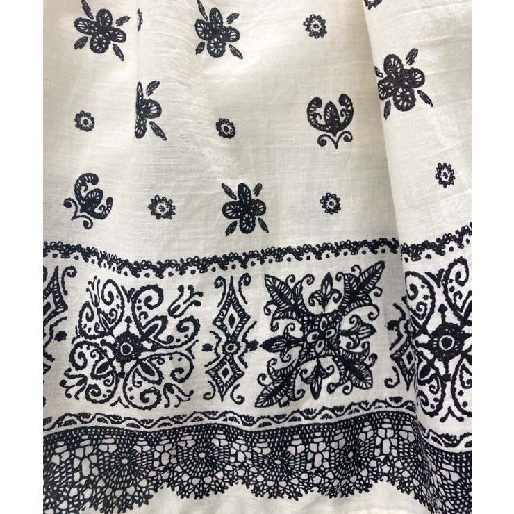 コットンボイルギャザースカート | rps | 詳細画像9 