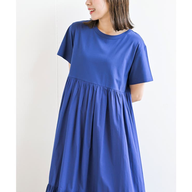 カット×布帛切替ティアードワンピース | rps | 詳細画像23 