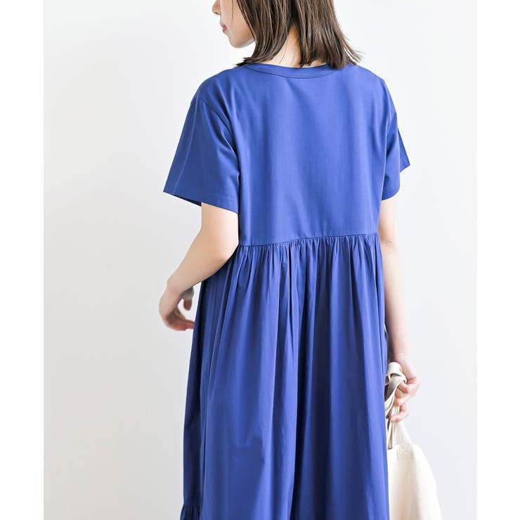 カット×布帛切替ティアードワンピース | rps | 詳細画像25 