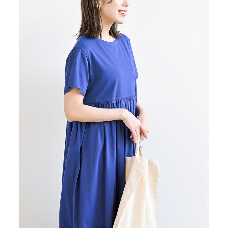 カット×布帛切替ティアードワンピース | rps | 詳細画像26 