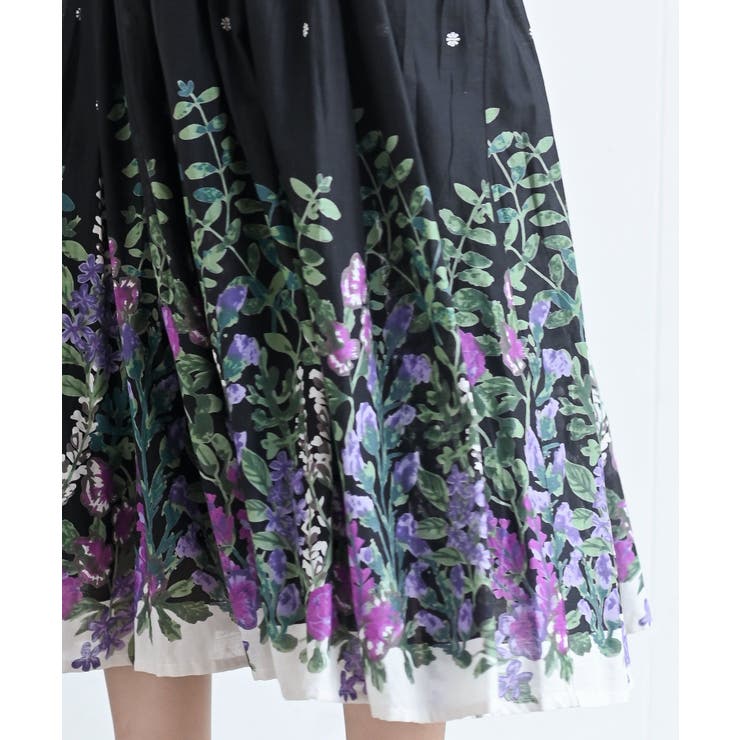 パネルプリントフレアースカート | rps | 詳細画像18 