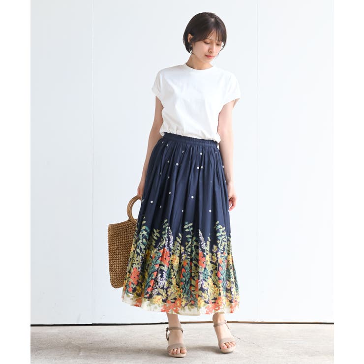 パネルプリントフレアースカート | rps | 詳細画像20 