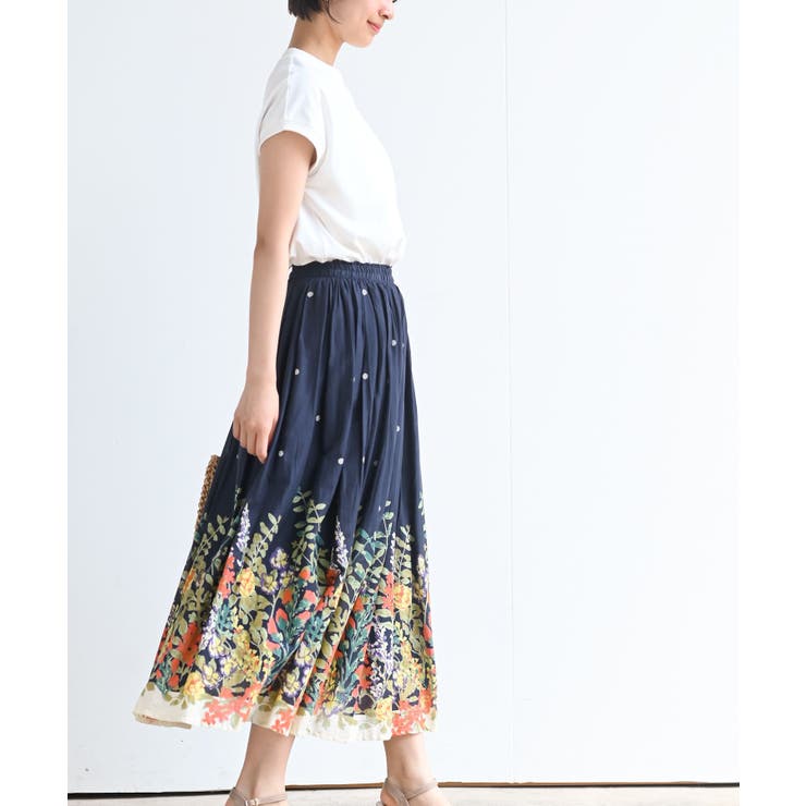 パネルプリントフレアースカート | rps | 詳細画像21 