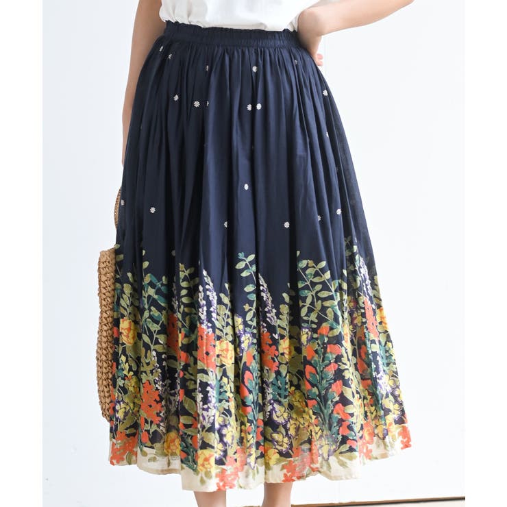 パネルプリントフレアースカート | rps | 詳細画像24 