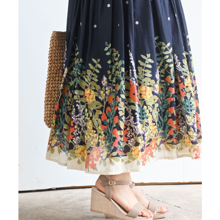 パネルプリントフレアースカート | rps | 詳細画像27 