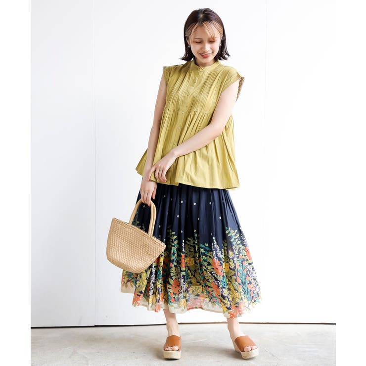 パネルプリントフレアースカート | rps | 詳細画像29 