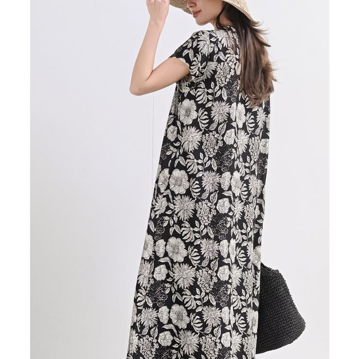 レーヨンノーカラースキッパーワンピース | rps | 詳細画像13 