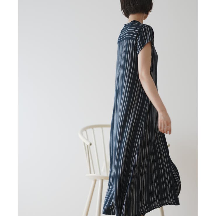 レーヨンノーカラースキッパーワンピース | rps | 詳細画像21 