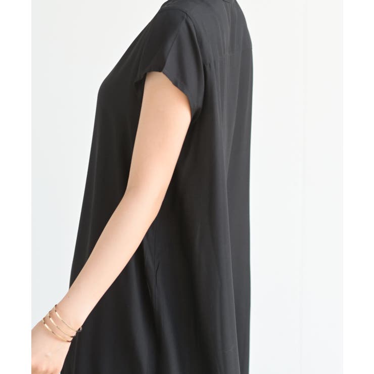 レーヨンノーカラースキッパーワンピース | rps | 詳細画像31 